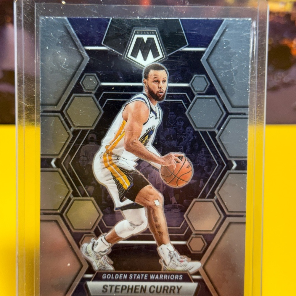Basketball NBA cards Stephen Curry Golden State Warriors Mosaic